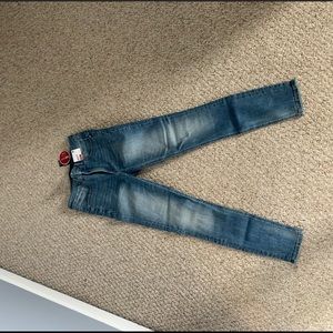 Express ankle legging high rise denim jeans.